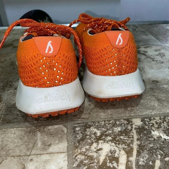 Womens Orange Allbirds Tree Dasher Style Running Lace Up Shoes Sneakers Size 6 - Picture 13 of 13
